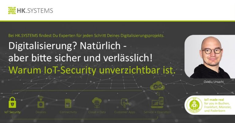 Digitalisation – Why IoT security is indispensable