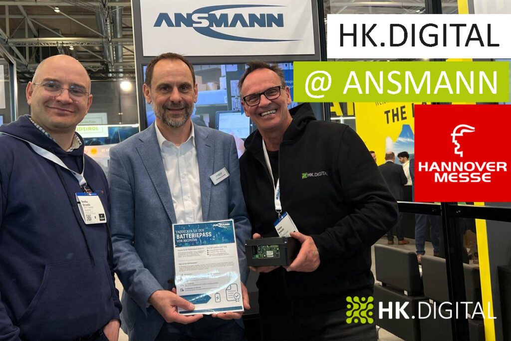ANSMANN and HK.DIGITAL present Battery Passport at Hannover Messe 2025