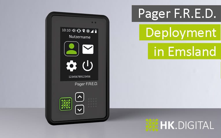 Pager F.R.E.D. - Deployment in Emsland