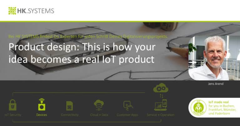 Product design: this is how your idea becomes a real IoT product