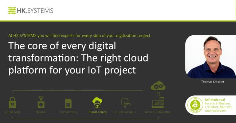 The right cloud platform for your IoT project