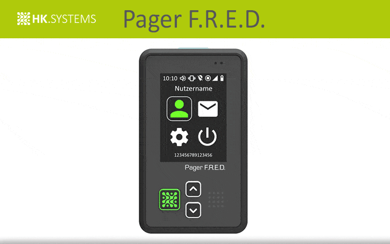 Pager F.R.E.D. - das digitale Alarmierungssystem